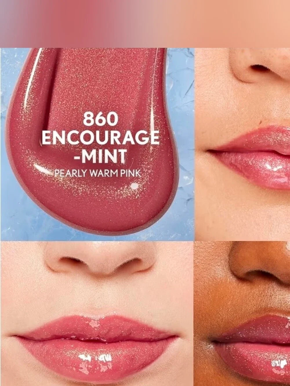 CoverGirl Yummy Plumper Gloss in 860 Encourage-Mint 0.33fl oz BNIB